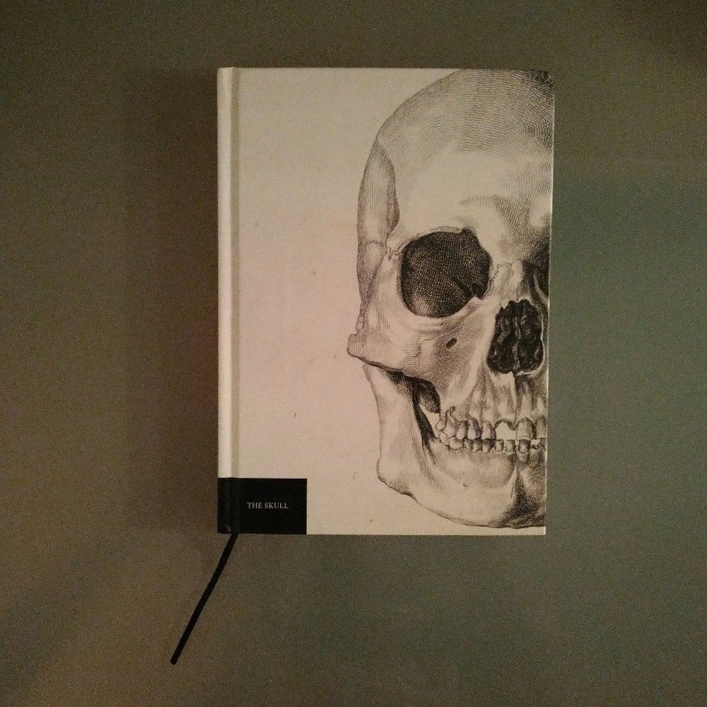 Skull Journal / Notebook with bookmark - Hardcover